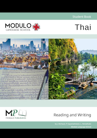 Modulo Live's Thai reading and writing materials
